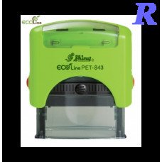 ОСНАСТКА ПЛАСТИКОВА ДЛЯ ШТАМПА 18*47 ММ ECO PET843, ES843