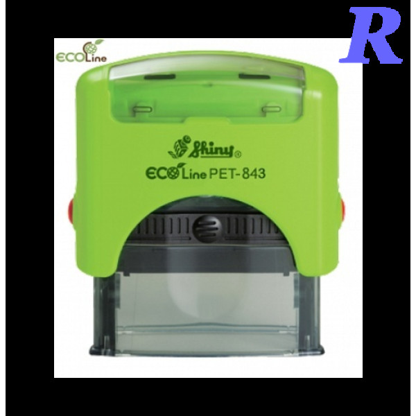 ОСНАСТКА ПЛАСТИКОВА ДЛЯ ШТАМПА 18*47 ММ ECO PET843, ES843