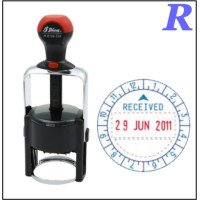 Металевий штамп дати та часу D45 мм