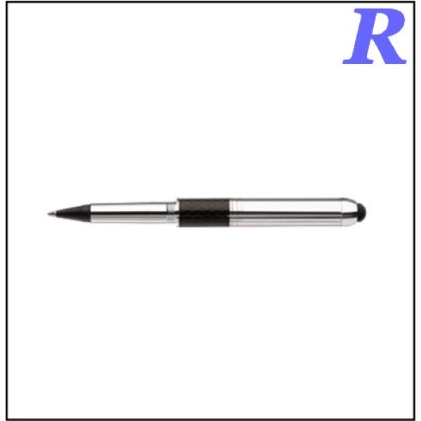 РУЧКА ROLLERBALL PROMESA З ШТАМПОМ, СРІБЛЯСТИЙ КОРПУС