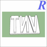 Кліше 3д пластик 15*10 мм 3х значне